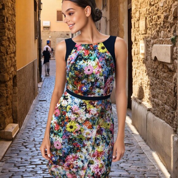 Apanage Floral Dress - Picture 1 of 6